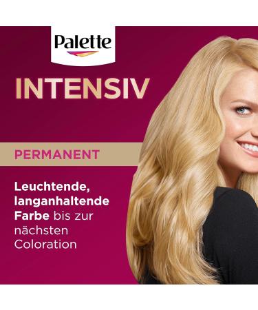  Palette Palette Intense Hair Colour 10-0/200 Light Natural Blonde (4 x 115 ml) Permanent hair colour for a radiant long-lasting shine and 100% grey coverage - Buy Online on GoSupps.com
