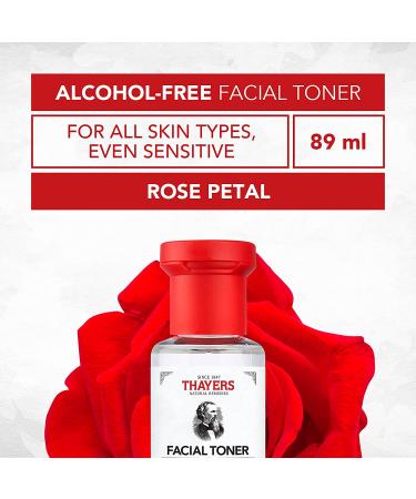 THAYERS Alcohol-Free Witch Hazel Toner with Aloe Vera - Rose Petal, 3 Fl Oz - Buy Online on GoSupps.com