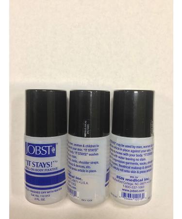 Jobst It Stays Body Fixative Roll-On - 2 Ounce (Pack of 3) - Stay Put All Day! - Buy Online on GoSupps.com