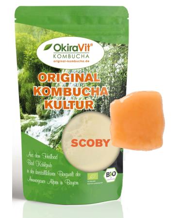 Original KOMBUSA TEEEPILZ (cutter) Premium quality + organic Kombuch drink instructions + growth guarantee.From the Bad Kohlgrub from Okiravit (set for 8 liters)