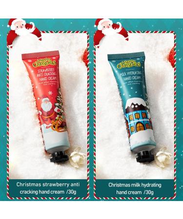 Mini Hand Cream 8 Piece Hand Cream Repair Hand Cream Holiday Lip Balm and Hand Lotion Set - Gift Idea - Christmas and Birthday Gift Set for Women Men - Buy Online on GoSupps.com