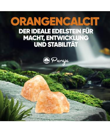 Premium Puraja Orange Calcite Gemstones Set | 1000g Natural Healing & Water Stones | Versatile Crystals for Chakra Healing - Buy Online on GoSupps.com
