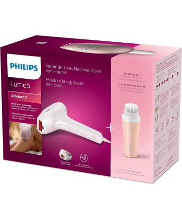 Philips Lumea Advanced IPL Hair Removal Device BRI922 | Long-Lasting Smooth Skin | 2 Attachments for Body & Face + Facial Cleaning Brush - Buy Online on GoSupps.com