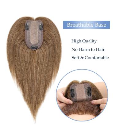 Shop Real Hair Clip-in Extensions & Toppers - 130% Density Light Brown 45cm | Best Quality Women's Hair Extensions - Buy Online on GoSupps.com