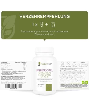 Premium Liver Supplement with Milk Thistle, Artichoke, Dandelion & Choline - Vegan Liver Cleanse Detox - 80% Silymarin for Liver Repair - Laboratory Tested, Additive-Free - Buy Online on GoSupps.com