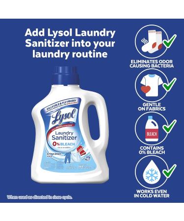 Buy Lysol Laundry Sanitizer Additive Crisp Linen 90oz - Effective Laundry Disinfectant for Fresh & Clean Clothes - International Shipping Available - Buy Online on GoSupps.com