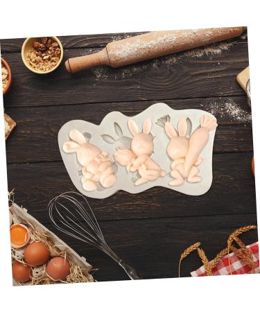OUNONA 1pc Easter Egg Bunny Mold Silicone Treat Easter Cake Mold Animal Cake Molds Cake Decor Easter Rabbit Silicone Molds Easter Silicone Mould Food Grade Silicone Candy Clay - Buy Online on GoSupps.com