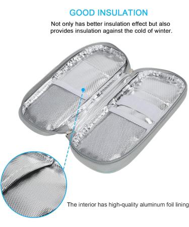 Insulin Cooler Bag - YOUSHARES Diabetic Bag for Safe & Cold Storage of Diabetic Supplies - Green - Buy Online on GoSupps.com