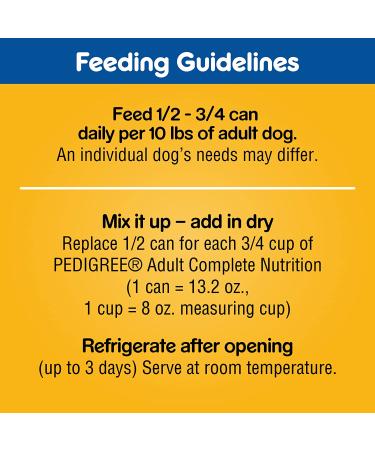 Pedigree Adult & Small Breed Wet Dog Food 12-Pack | Prime Rib & Chicken Gravy Cuts 13.2oz - Buy Online on GoSupps.com
