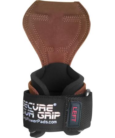 Cobra Grips V2: Premium Brown Leather Lifting Grips & Weight Versa Gloves | Best Alternative for Power Training - Buy Online on GoSupps.com