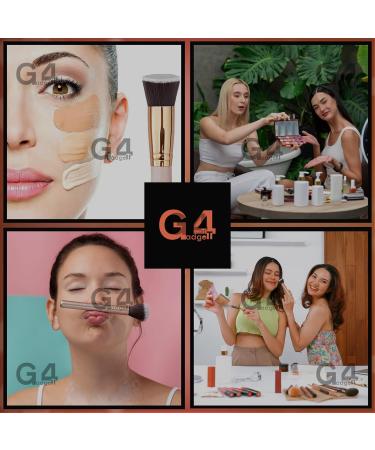 G4GADGET Liquid Foundation Brush - Premium Kabuki Flat Top Brush for Blending Liquid Cream Powder - Flawless Makeup Application - No Shedding Synthetic Bristles - Buy Online on GoSupps.com