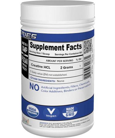 Buy Creatine HCL 100g - Pure Muscle Boost Supplement | International Shipping Available - Buy Online on GoSupps.com