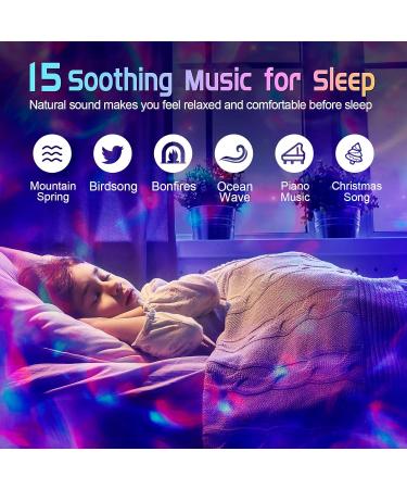 Galaxy Projector with 20 Lighting Modes, HiFi Bluetooth Speaker, White Noise, Remote & Timer - Ideal Bedroom Decor Gift - Black - Buy Online on GoSupps.com