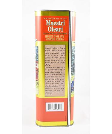 Maestri Oleari Extra Virgin Olive Oil 1 liters - Buy Online on GoSupps.com