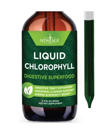 Chlorophyll Liquid Drops - Natural Concentrate Energy Booster Digestion and Immune System Supports Internal Deodorant Liver Function - 120 Servings 2 Fl Oz (Pack of 1)