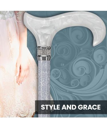Royal RC Canes Stylish Walking Sticks  -  Graceful Lace Pearlz - Buy Online on GoSupps.com