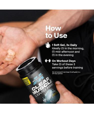 MuscleTech Clear Muscle Post Workout Recovery - 42ct | HMB Supplements for Muscle Recovery & Building | Sports Nutrition for Men & Women - Buy Online on GoSupps.com