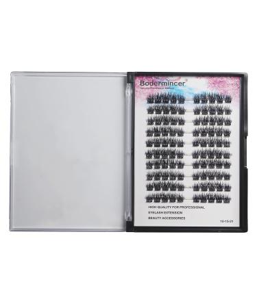 Buy Bodermincer WF03YHK-3 100pcs Professional Makeup Individual Cluster Eyelashes - Perfect for Eyelash Extensions | 10MM Grafting Fake False Lashes - Buy Online on GoSupps.com