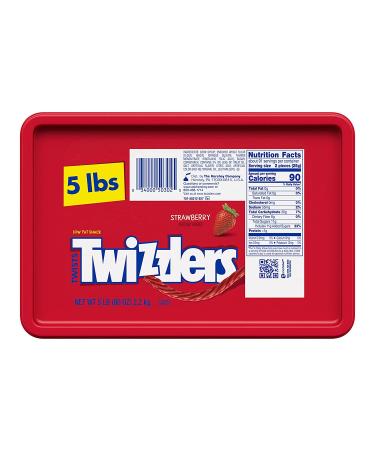 TWIZZLERS Twists Strawberry Chewy Candy - Halloween Edition - 5 lbs - Buy Online on GoSupps.com