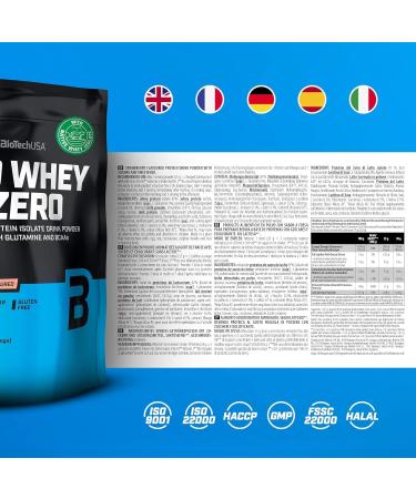 Biotech USA Iso Whey Zero Natural 500g - Strawberry Flavored Protein Powder for Optimal Muscle Recovery | Buy Internationally - Buy Online on GoSupps.com