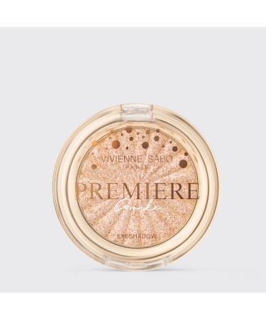Vivienne Sab Vivienne Sabo Sparkling Mono Eyeshadow "Grande Premiere" Delicate Rose Gold Shine