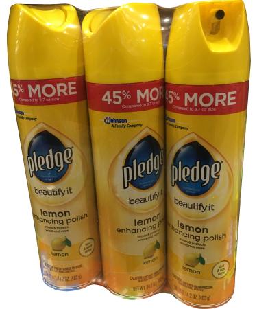 Lemon Clean Polish Fast & Easy Shine 3/14.2 Oz Net Wt 42.6 Oz