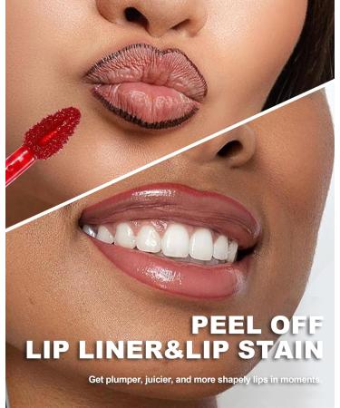 Peel Off Lip Stain Set | Waterproof Long-Lasting Lip Tint for Women & Girls - 3 Colors - Buy Online on GoSupps.com