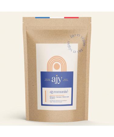 AJY MMUNITY | Organic Turmeric Anti-Inflammatory & Antioxidant Capsules | Boost Immunity | Turmeric + Black Pepper + Echinacea | 60 Capsules 1 Month