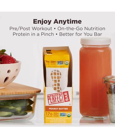 Buy Perfect Bar Original Peanut Butter Protein Bars - 2.5 oz | 8 Count (Pack of 6) - International Shipping Available - Buy Online on GoSupps.com