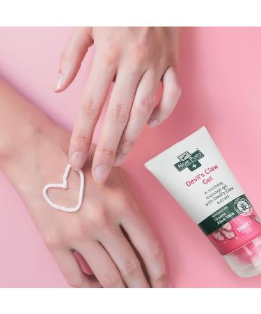 Devil's Claw Gel with Organic Aloe Vera | Natural Vegan Cruelty-Free Soothing Relief | 50ml Aloe Pura - Paraben & SLS Free - Buy Online on GoSupps.com