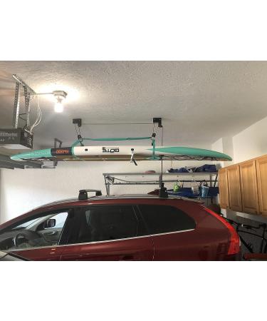 StoreYourBoard SUP Ceiling Hoist | Overhead Paddleboard Pulley System - Hi-Lift Pro 2 Boards - Buy Online on GoSupps.com