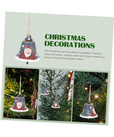 Buy Abaodam 2PC Wrought Iron Snowmen Jingle Bells - Christmas Holiday DIY D cor - 7x7cm - Colorful Hanging Bells for Festive Decorations - Buy Online on GoSupps.com