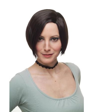 Buy Sexy Dark Brown Asymmetrical Bob Wig for Women | Short Hair Wig - 1248-4 | International Shipping - Buy Online on GoSupps.com