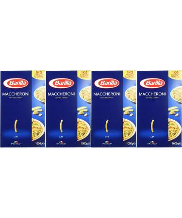 Barilla Macaroni Pasta 1 kg - Pack of 4 - Buy Online on GoSupps.com