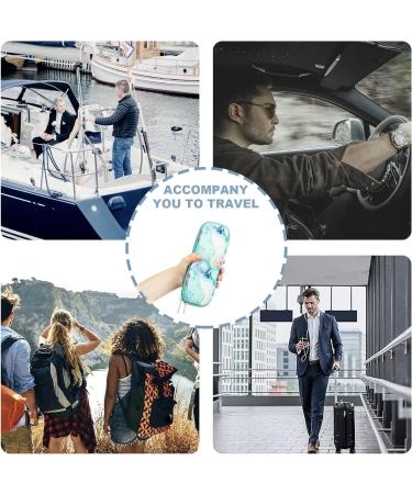 EVA Insulin Travel Bag - Marble Green Diabetic Bag with 2 Cooling Packs for Insulin Pens & Syringes - Buy Online on GoSupps.com