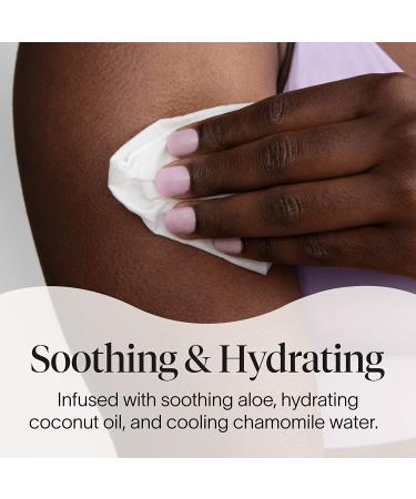 Cora Unscented Body Cloths | Cleansing Wipes for Intimate Areas | Moisturizing with Aloe | pH Balanced | 120 Count (Pack of 4) - Buy Online on GoSupps.com