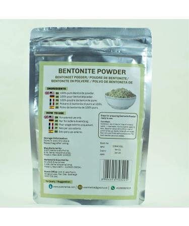 SVATV Bentonite Clay Powder Natural Face Packs and Face Mask Formulations Nourishes Exfoliants Soft & Glowing Skin and Detoxifies Face Mask Skin Care - 227g - Buy Online on GoSupps.com