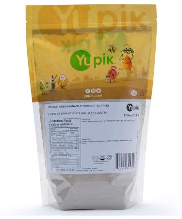 Yupik Organic Green Banana Flour 1 Kg 1 Kilogram 1 kg (Pack of 1) - Buy Online on GoSupps.com