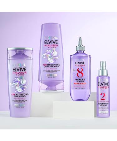 L'Oreal Paris Elvive Hyaluron Plump Hydrating Conditioner - 12.6 Fl Oz, Paraben-Free - Buy Online on GoSupps.com