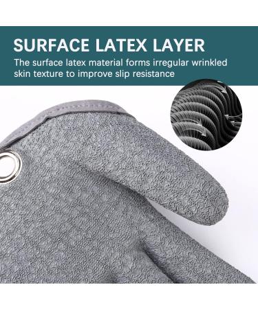 Topind Waterproof Fishing & Hunting Gloves | Anti-Cut PE Wire Woven | Magnetic Release | Sizes M L XL | Gray - Durable Fishing Gear - Buy Online on GoSupps.com