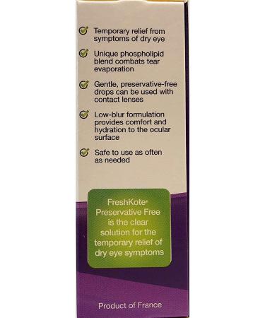 FRESHKOTE PF Lubricant Eye Drops - Pack of 2 | Preservative Free & Long Lasting - Buy Online on GoSupps.com