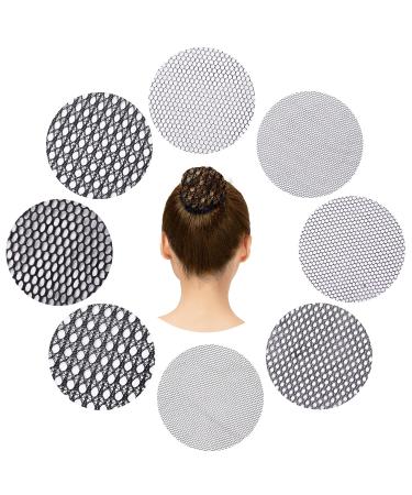 8PCS Ballet Hair Nets for Women and Girls | Elastic Mesh Hair Bun Covers - Buy Online on GoSupps.com