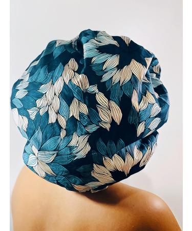 TREJAZ Gray Satin Silk Bonnet for Women with Long Curly Hair - Large Size - Buy Online on GoSupps.com