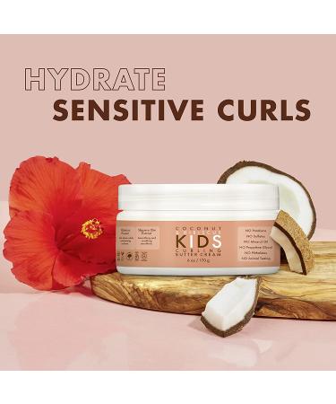 SheaMoisture Kids Coconut & Hibiscus Curling Styling Cream - 6 oz - Buy Online on GoSupps.com