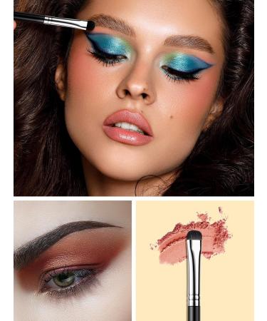 EIGSHOW Eyeliner Brush & Eyeshadow Brush Eyeliner Brush Fine Angled PRO Precision Gel Eye Liner Makeup Brush High-End Small Eyeshadow Smudge Brush for Cat Eye Precise Liner Eye Makeup(E835+E806) Black with E806 - Buy Online on GoSupps.com