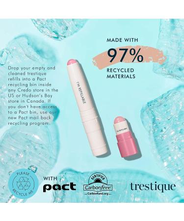 TRE'STIQUE Prime And Shine Lip Crayon - Refillable Shiny Lipstick with Built-in Primer | Malibu Mauve - Buy Online on GoSupps.com
