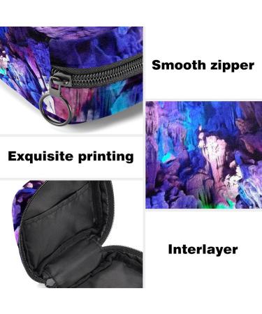 Buy Menstrual Pad Bag with Zipper | Ladies Napkin Pouch & Tampons Collection Bag for Women & Girls - Natural Cave - Buy Online on GoSupps.com