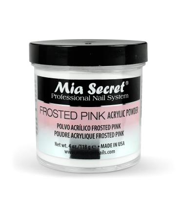 Mia Secret Frosted Pink Acrylic Powder (PL0-FP)  4 Ounce