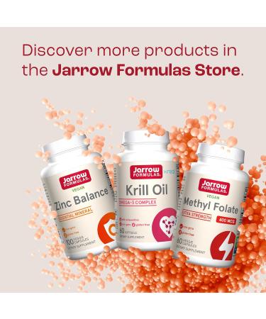 Jarrow Formulas Krill Oil 600mg Softgels with Omega-3 & Astaxanthin - Gluten-Free, SOYA-Free, GMO-Free - Buy Online on GoSupps.com