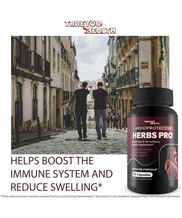 Cardioprotective Herbs Pro - Our Best Blood Flow & Circulatory Health Supplement - Blood Circulation Supplements For Cardiovascular Health Advanced Blood Flow Herbal Circulation Supplements for Men &W - Buy Online on GoSupps.com